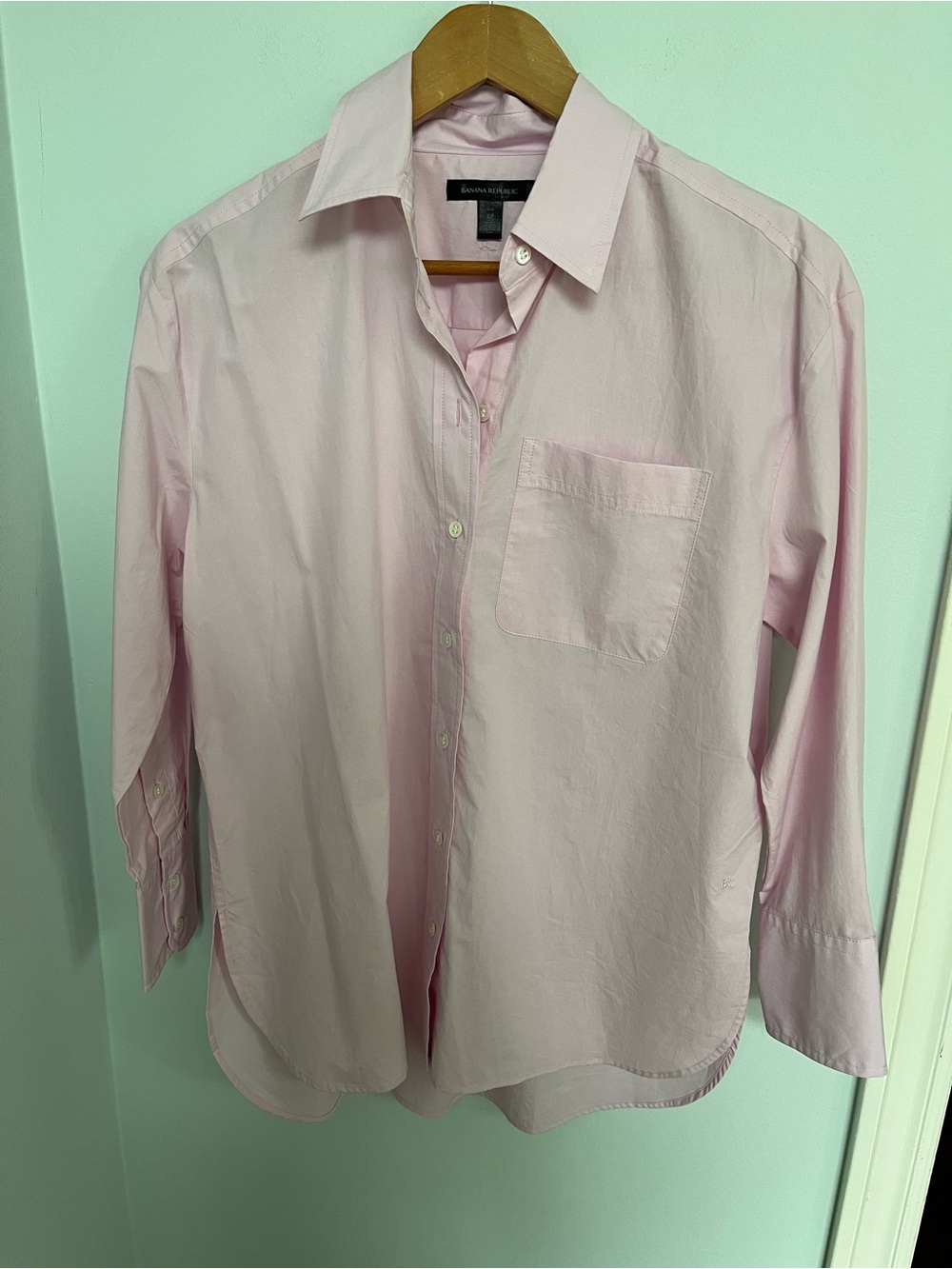 Ban. Rep. PINK - THE OVERSIZED SHIRT IN COTTON POPLIN
